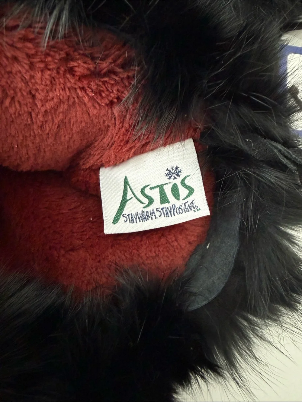 Astis Peary Long Cuff Suede Beaded Mittens NWT